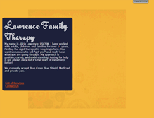 Tablet Screenshot of lawrencefamilytherapy.com